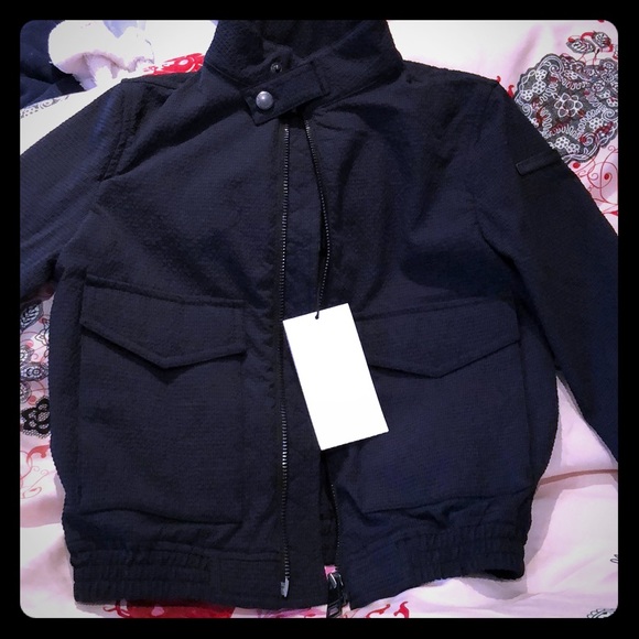 Authentic Burberry Jacket! Navy Color - Picture 1 of 8